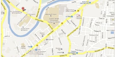 Anna Salai Chennai mapě