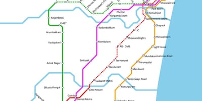 Mapa Chennai anna Nagar