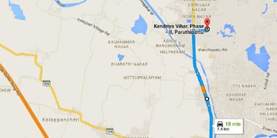 Chennai Avadi mapě