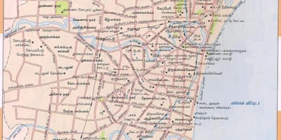 Mapa trasy Chennai