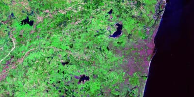 Satelitní mapa Chennai